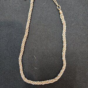 White House Black Market Mixed Metal Rope Short Necklace